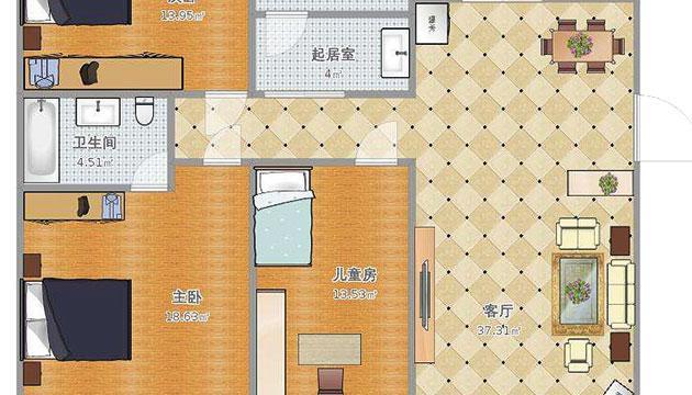动静分区户型。 本版图片均为资料图片 本报记者/许 倩 对大部分有意买房的市民而言,看房是必不可少的重要环节。实际上,看房不是表面略过或简单走过场的一件小事,在内行人眼里,房子由里到外、四面八方可能都隐藏着一些门道。看房最好选择什么时间段去看?哪些因素最应该着重考虑?
