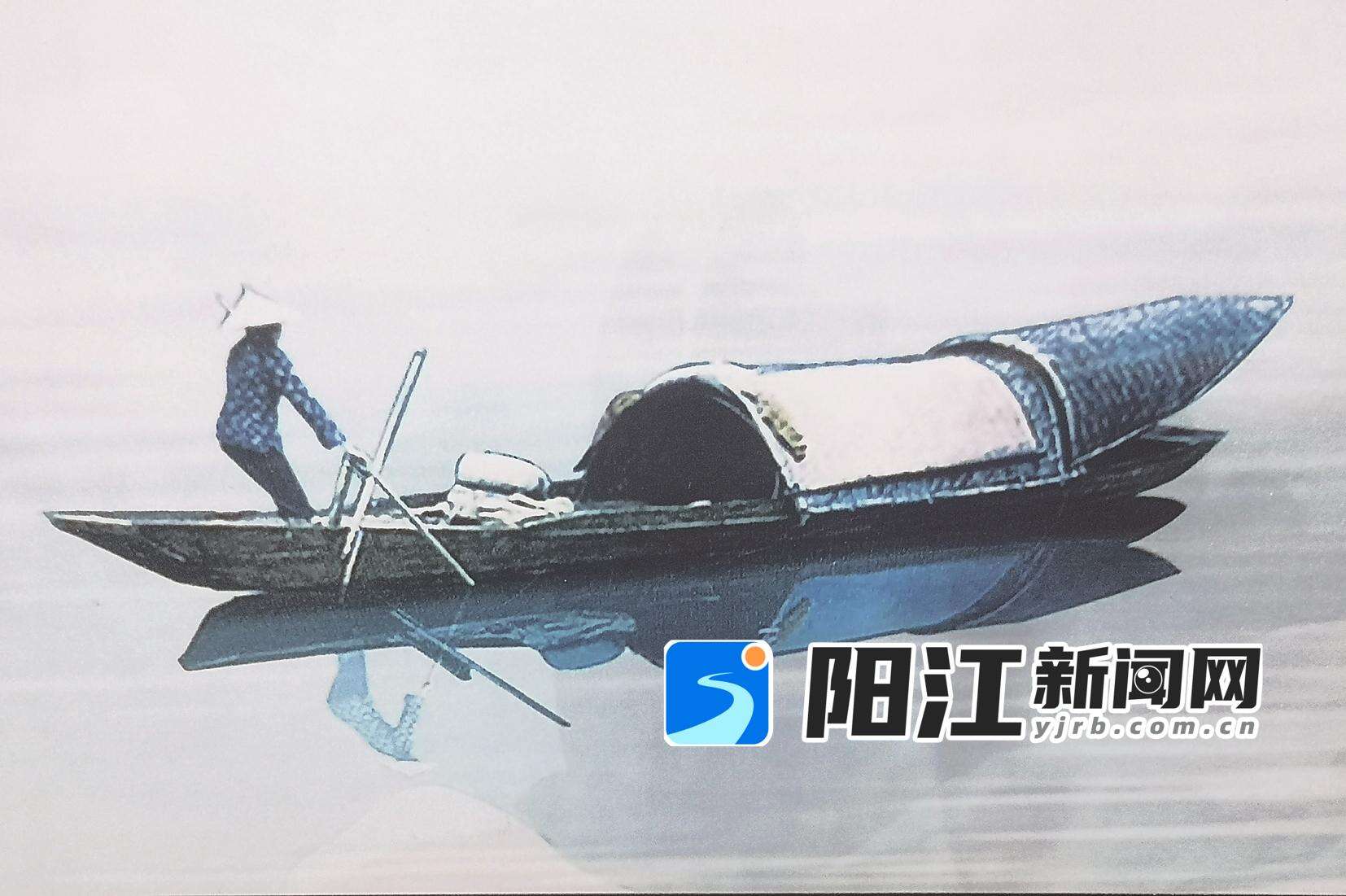 20世纪50年代的钓蟹船(蟹艇仔)。