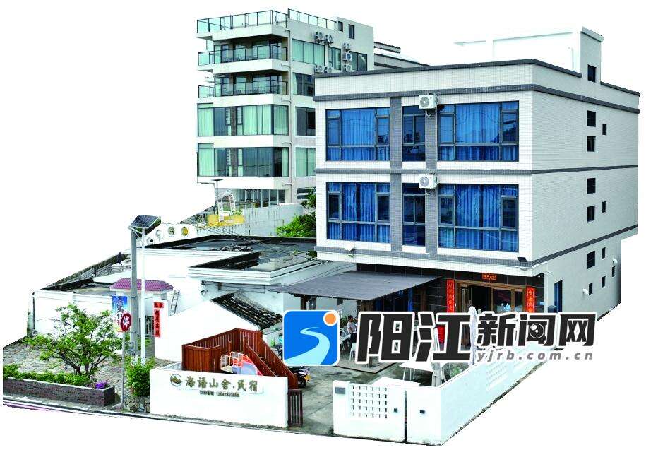 东平镇北环村村民用自建房改造成民宿。