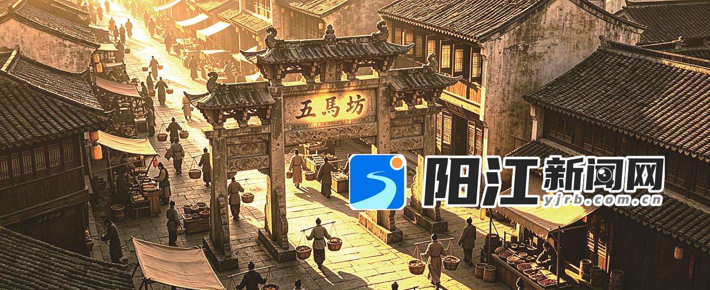 宋代五马坊(AI生成)