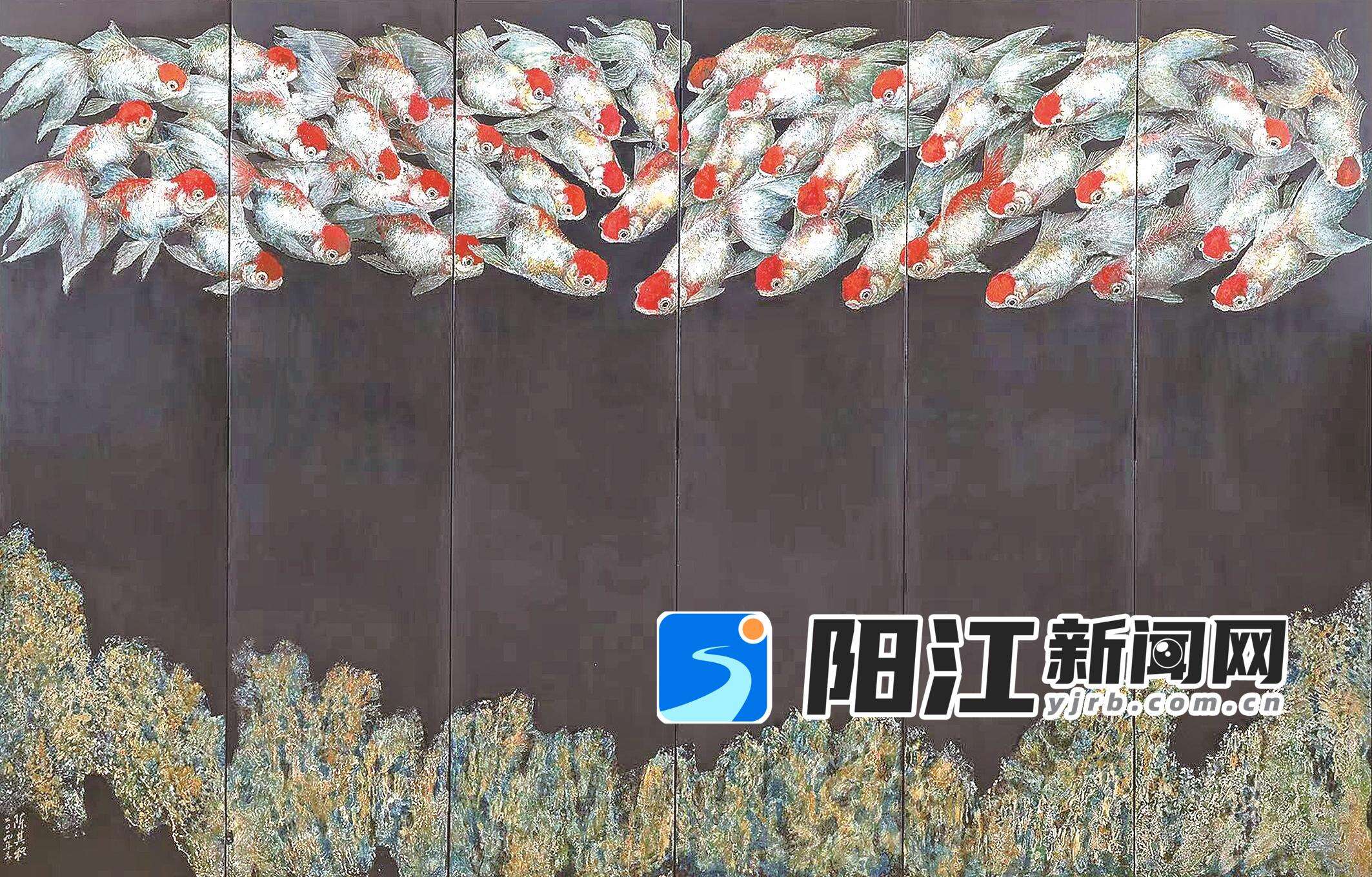 鸿运当头(漆画) 陈其积