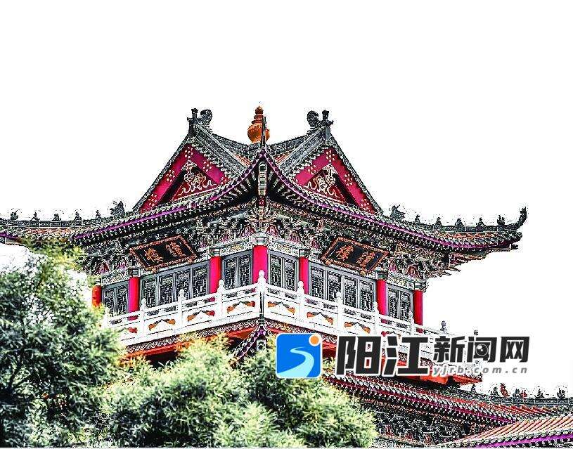 东平镇古色古香中式建筑——飞龙寺。李圆圆 摄