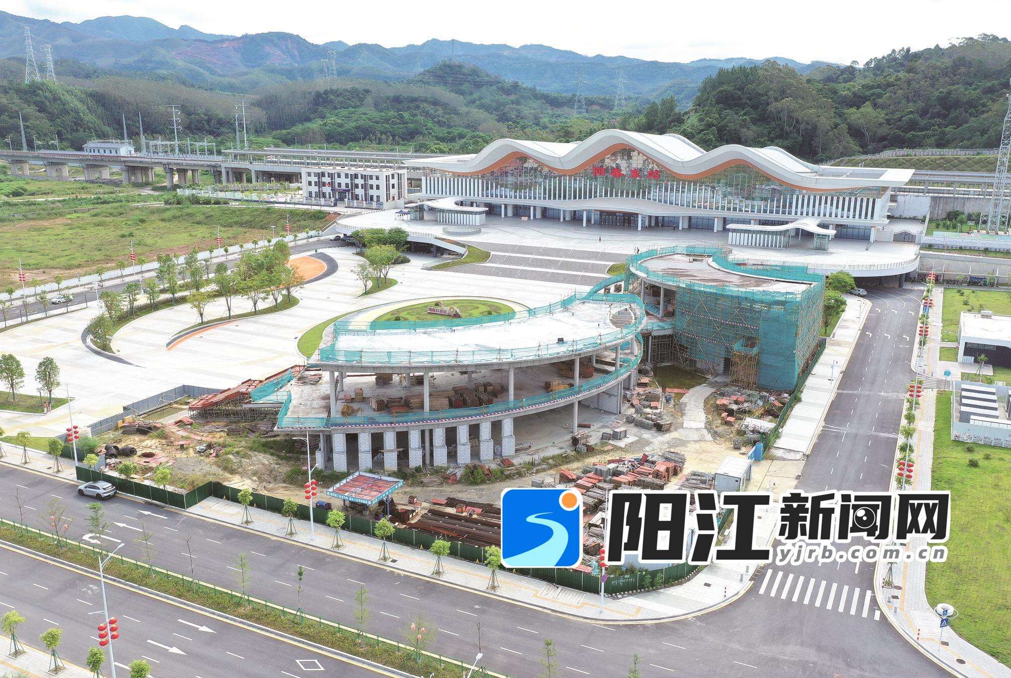 阳春岭南生态康养谷项目加快建设。谭文强 摄