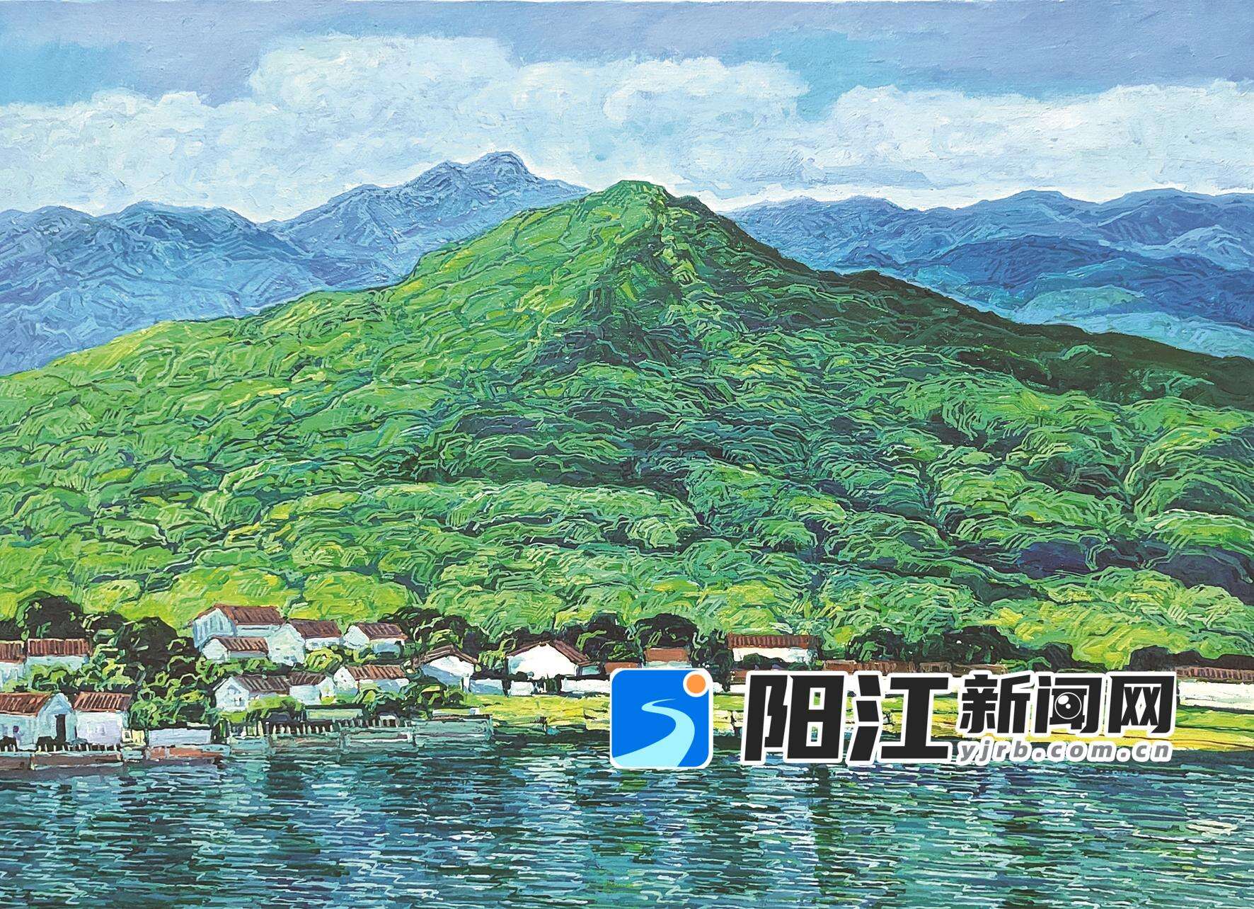 家山的云语(油画)