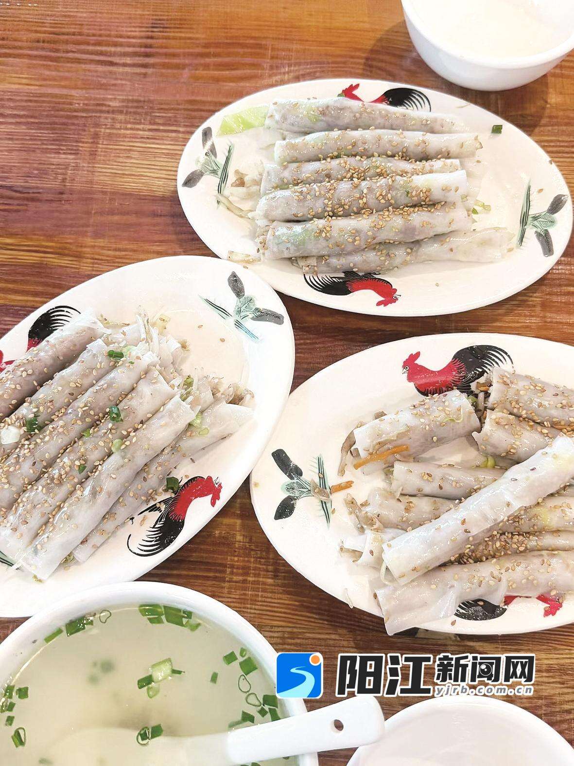 阳江本地传统美食猪肠碌。